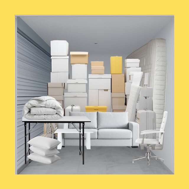 Storage unit size guide illustration