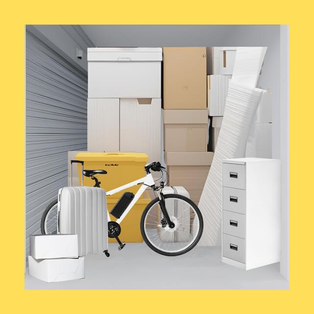 Small 6m² storage unit illustration